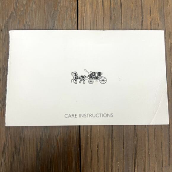 Coach Signature Rose Print Double Zip Crossbody Wristlet Bag Charcoal Sky 31855 - Picture 16 of 16